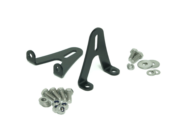 Halterungen-Set aus Aluminium für die seitliche Montage