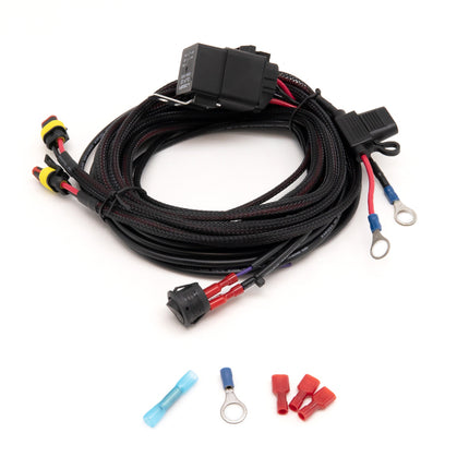 Two-lamp wiring harness (2-pin, Superseal, 12V) - Medium power