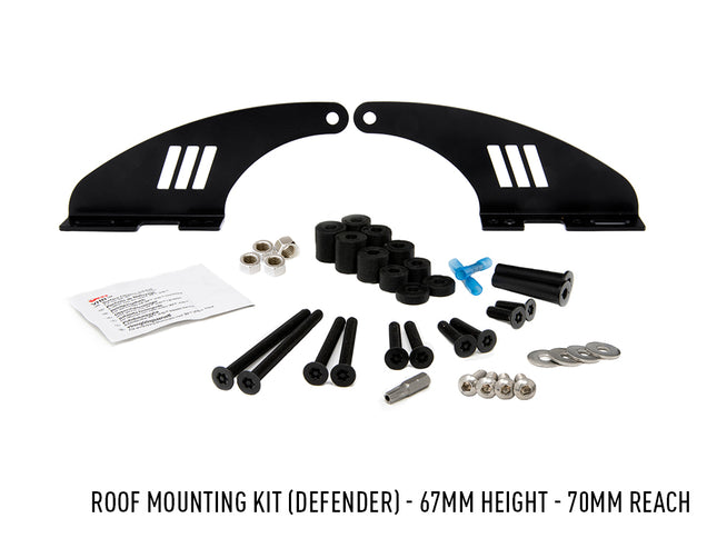 Dachbefestigungskit für Land Rover Defender 1983-2018 Ohne Reling 67mm Höhe