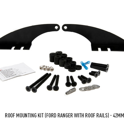 Dachbefestigungskit für Ford Ranger für Reling 42mm Höhe für Linear-36