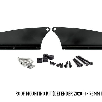 Dachbefestigungskit für Land Rover Defender 2020+ Ohne Reling 73mm Höhe