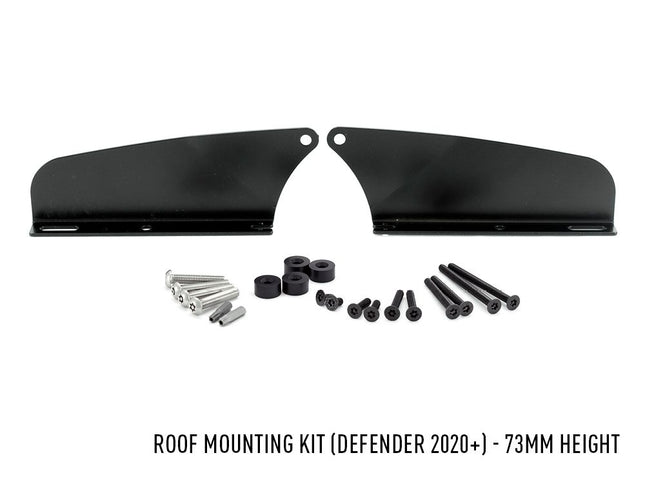 Dachbefestigungskit für Land Rover Defender 2020+ Ohne Reling 73mm Höhe